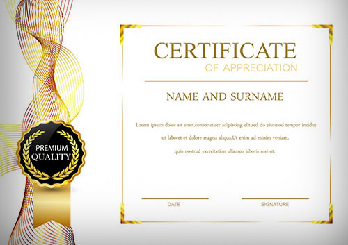 Premium quantity certificates